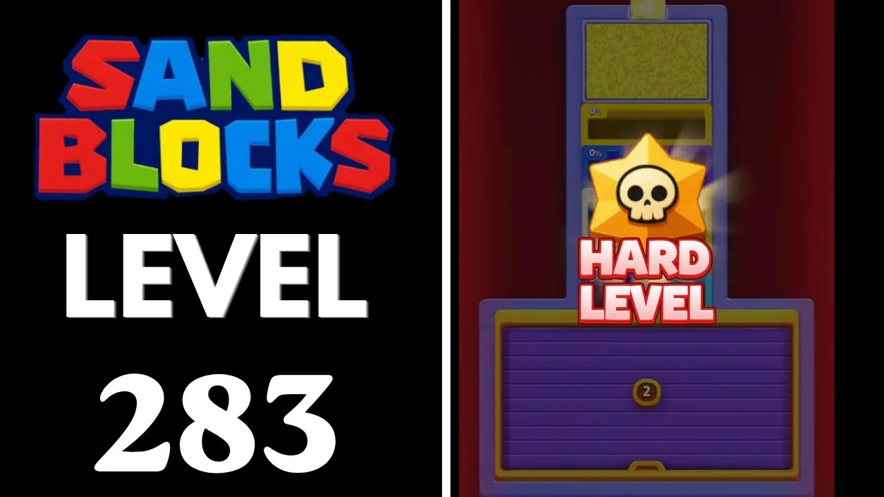 Sand Blocks Level 283 board layout