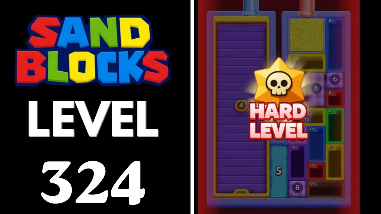 Sand Blocks Level 324 board layout