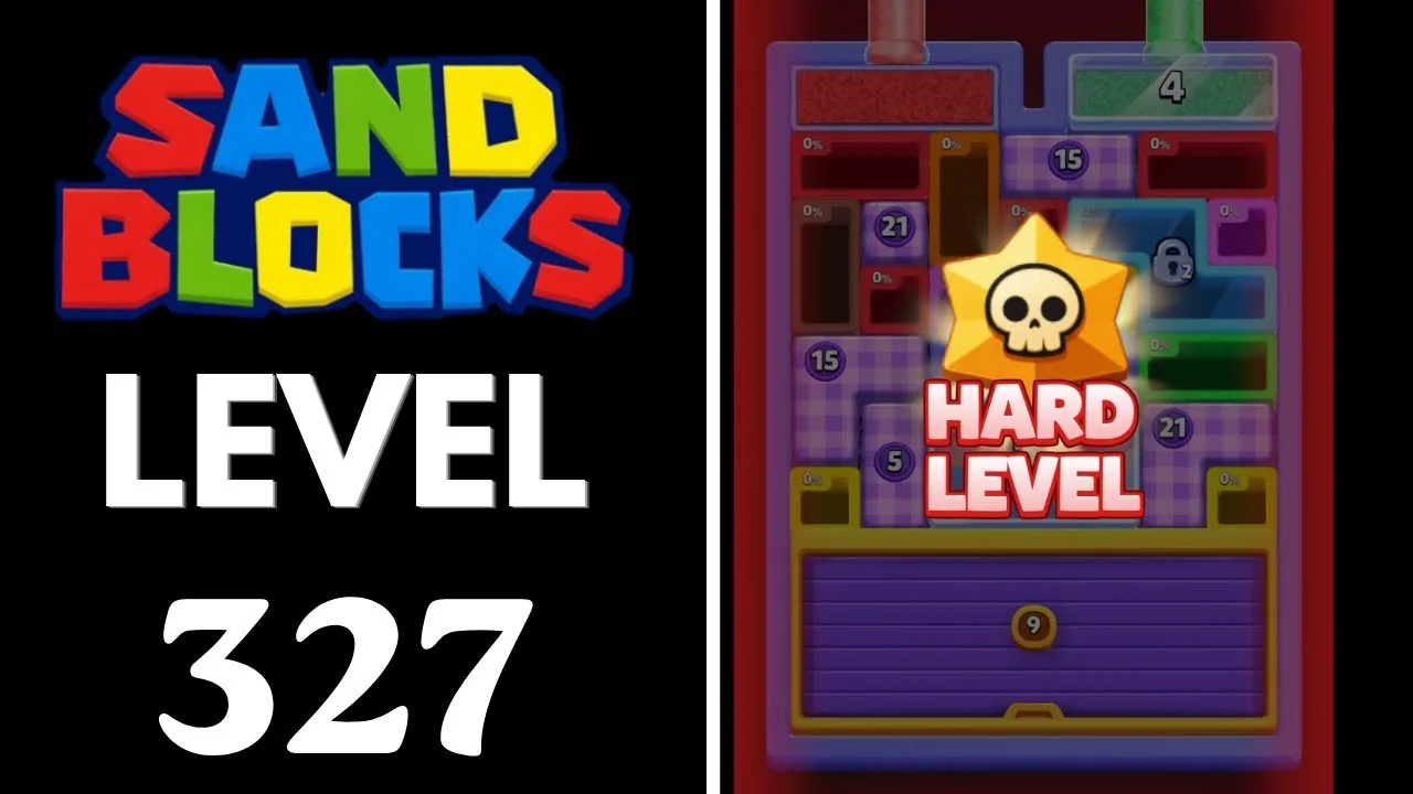 Sand Blocks Level 327 board layout