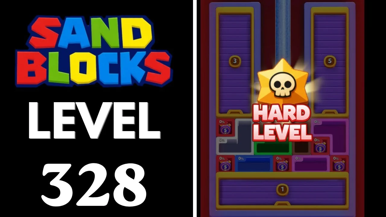 Sand Blocks Level 328 board layout