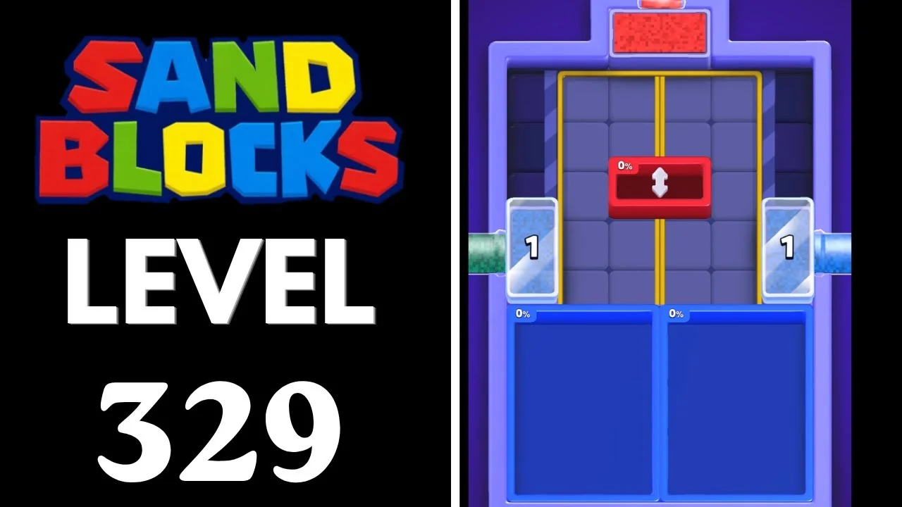 Sand Blocks Level 329 board layout