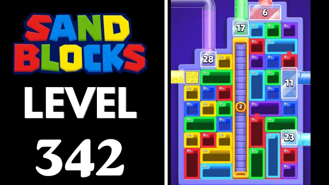 Sand Blocks Level 342 board layout