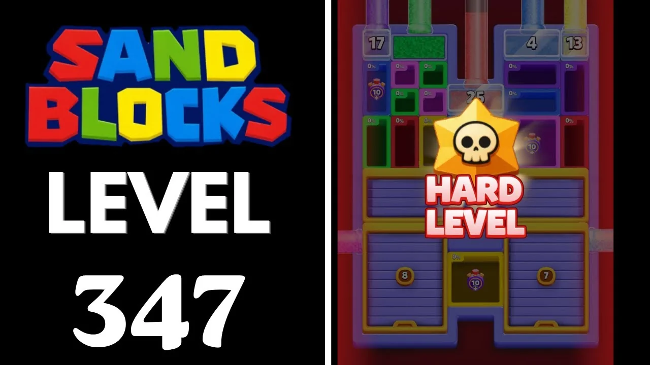 Sand Blocks Level 347 board layout