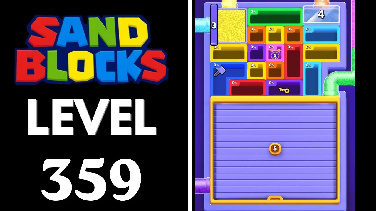 Sand Blocks Level 359 board layout