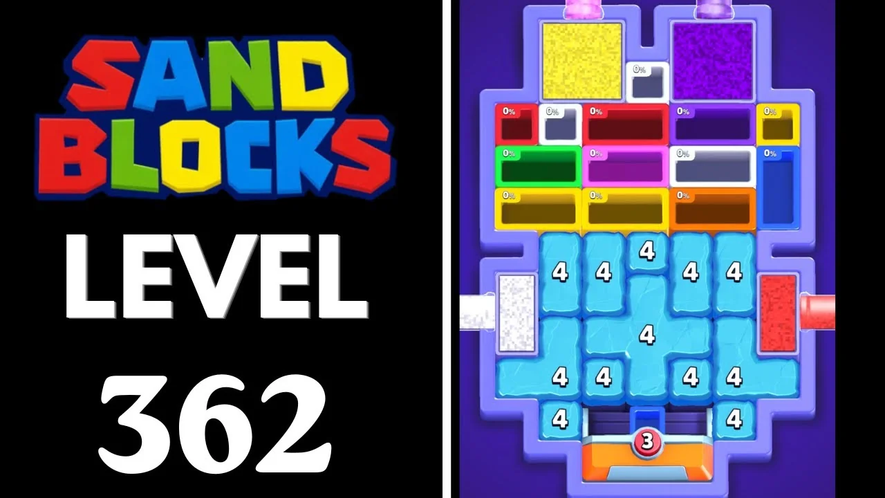 Sand Blocks Level 362 board layout