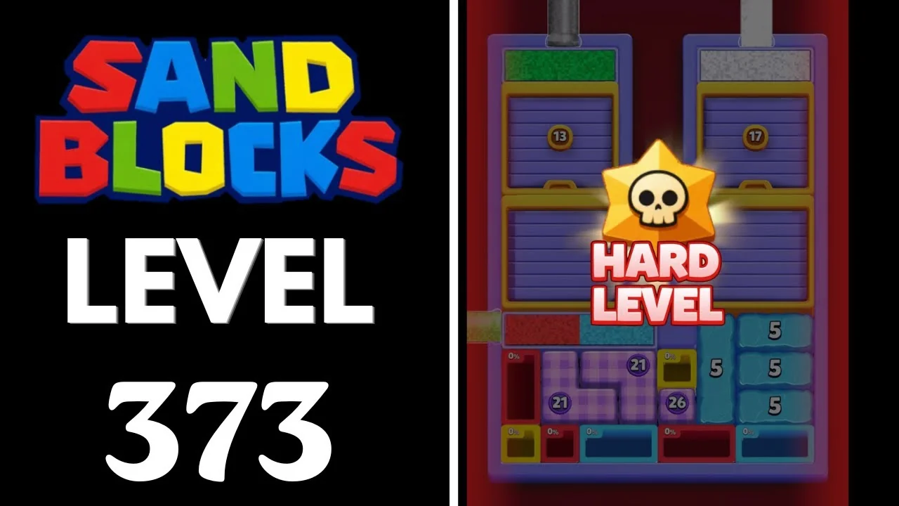 Sand Blocks Level 373 board layout