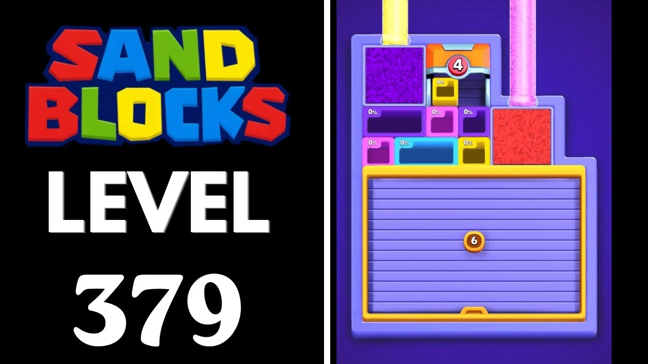 Sand Blocks Level 379 board layout