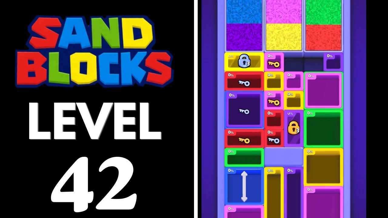 Sand Blocks Level 42 board layout