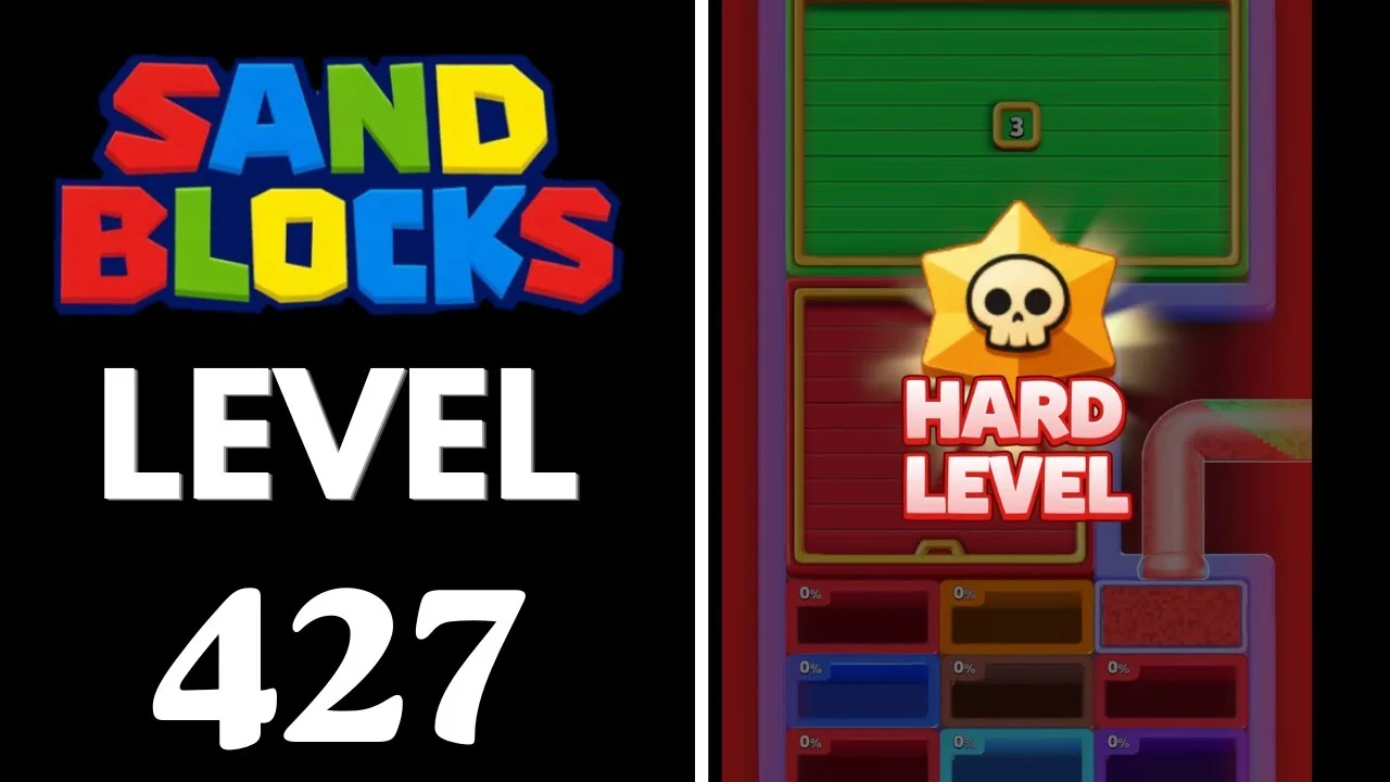 Sand Blocks Level 427 board layout