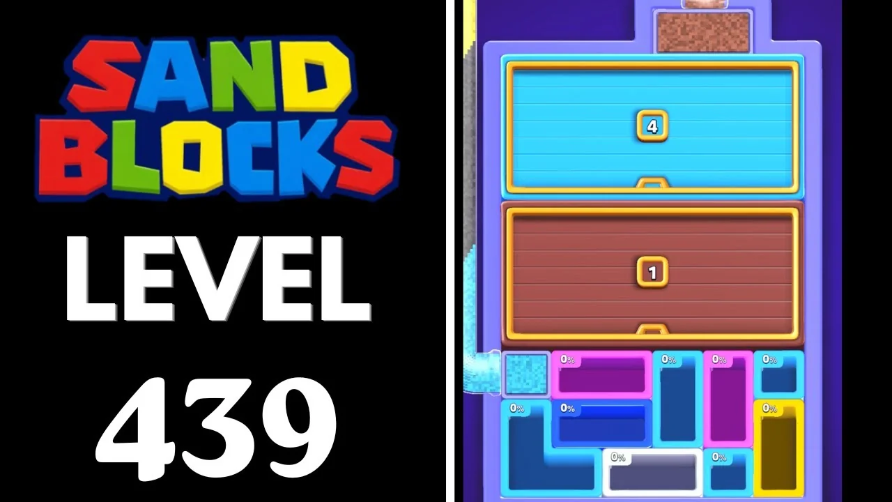 Sand Blocks Level 439 board layout