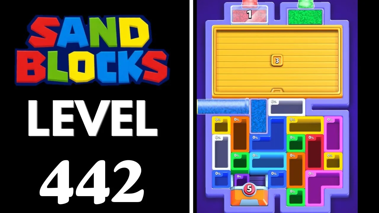Sand Blocks Level 442 board layout