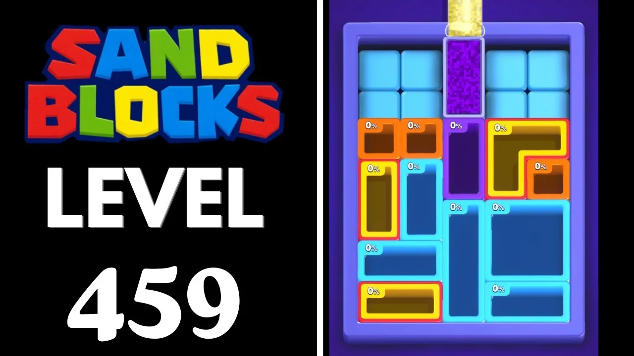 Sand Blocks Level 459 board layout