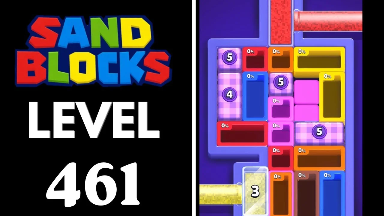 Sand Blocks Level 461 board layout