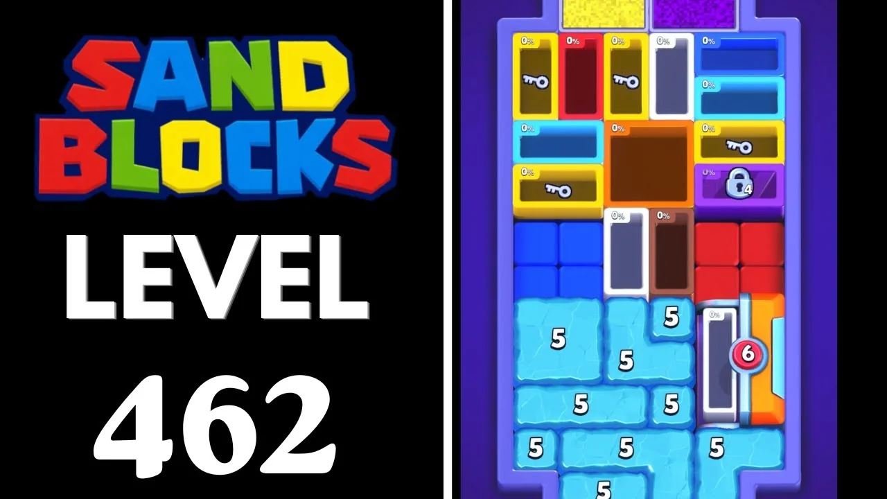 Sand Blocks Level 462 board layout