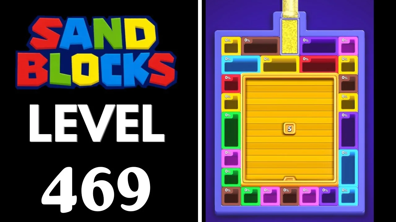 Sand Blocks Level 469 board layout