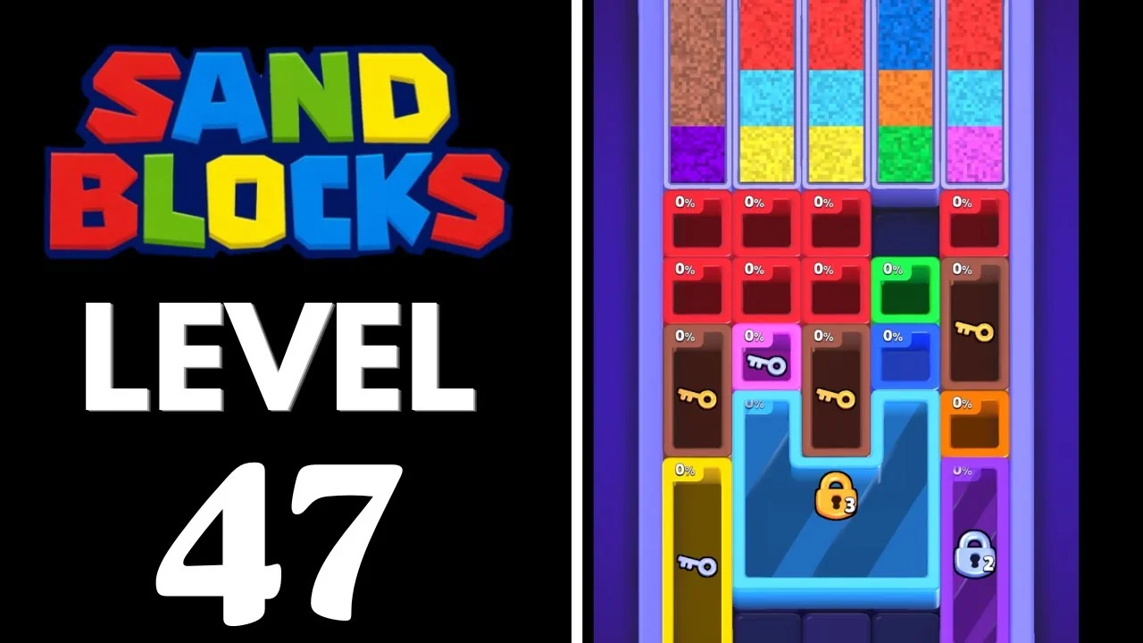 Sand Blocks Level 47 board layout