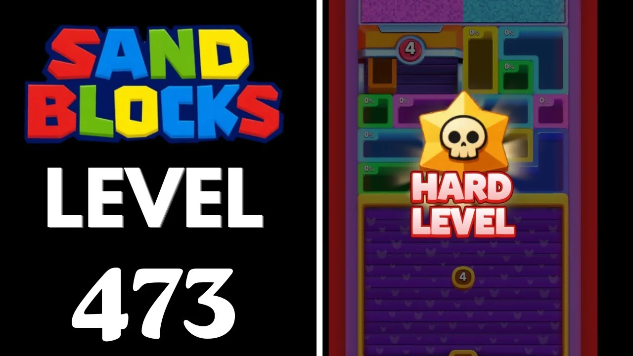 Sand Blocks Level 473 board layout