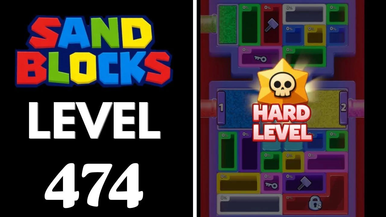 Sand Blocks Level 474 board layout