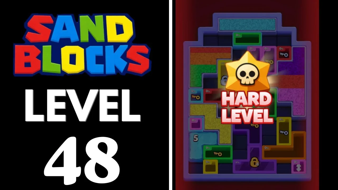 Sand Blocks Level 48 board layout