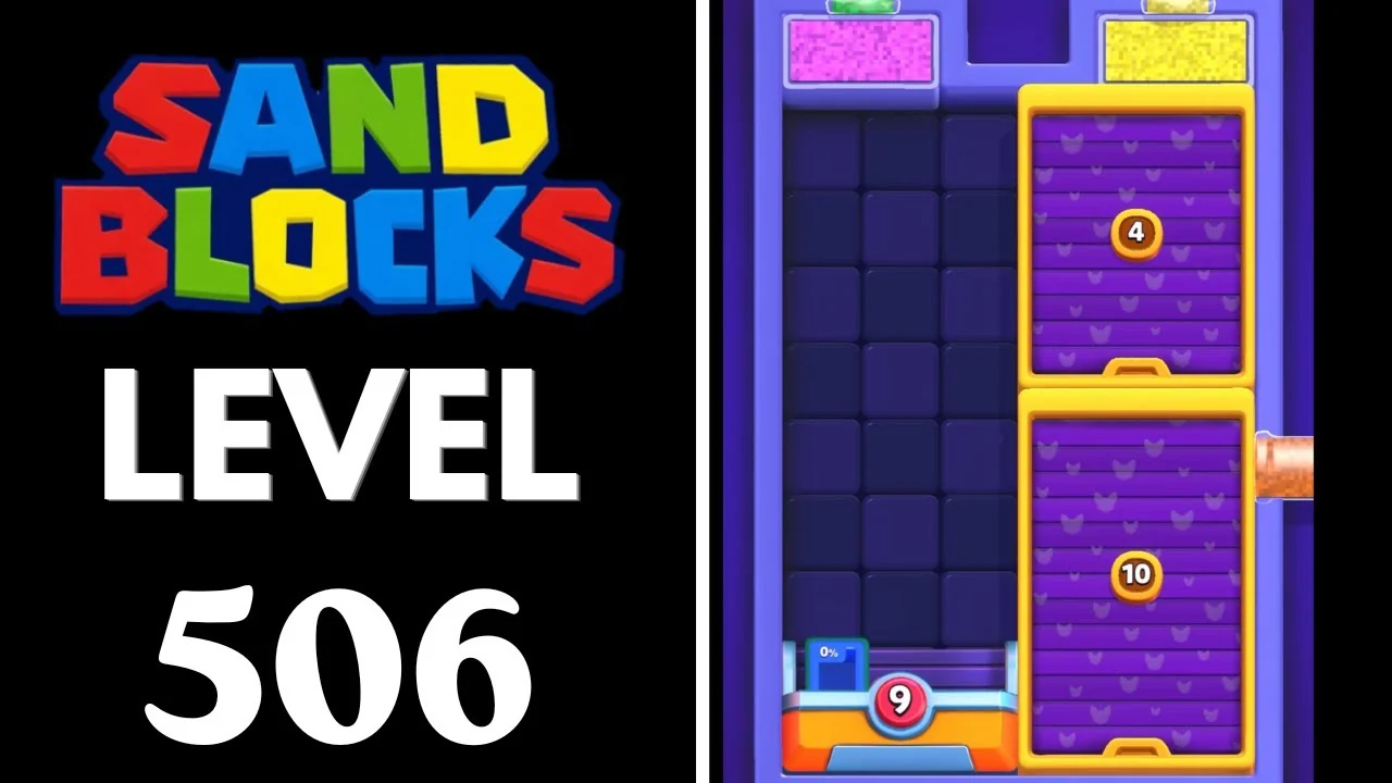 Sand Blocks Level 506 board