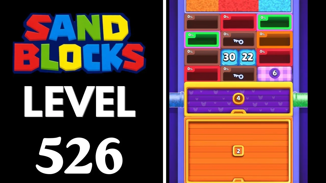 Sand Blocks Level 526 board