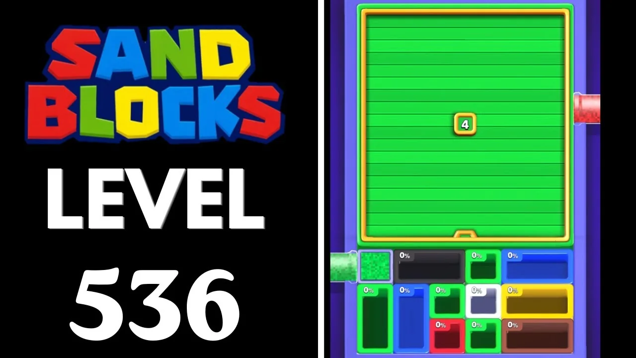 Sand Blocks Level 536 board