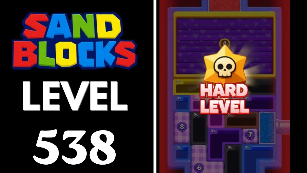Sand Blocks Level 538 board