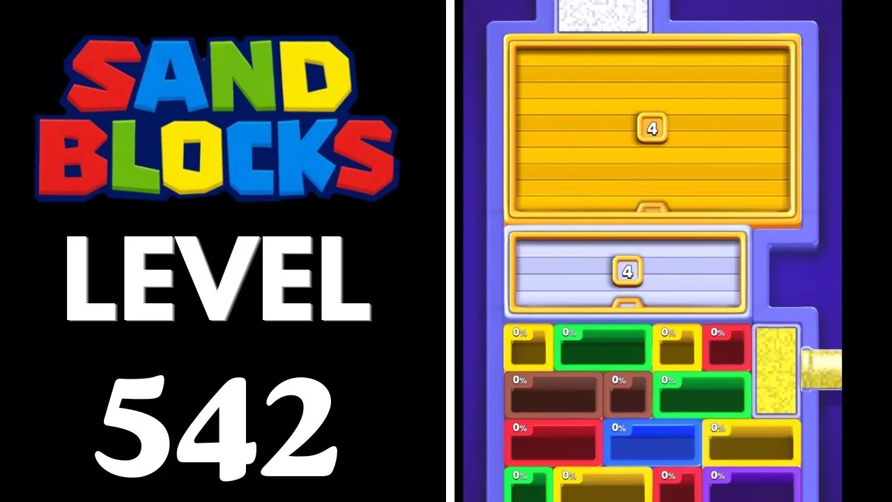 Sand Blocks Level 542 board