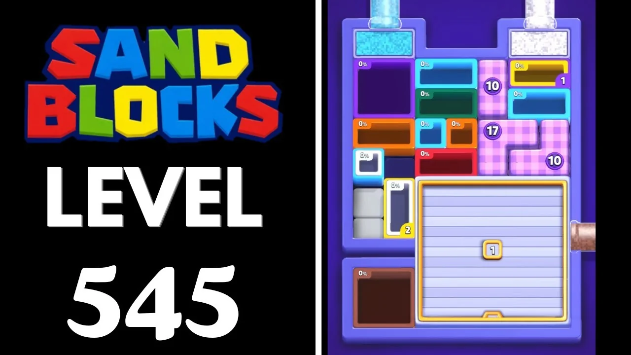 Sand Blocks Level 545 board