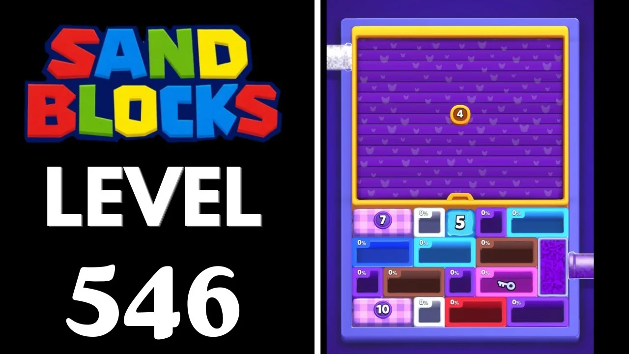 Sand Blocks Level 546 board
