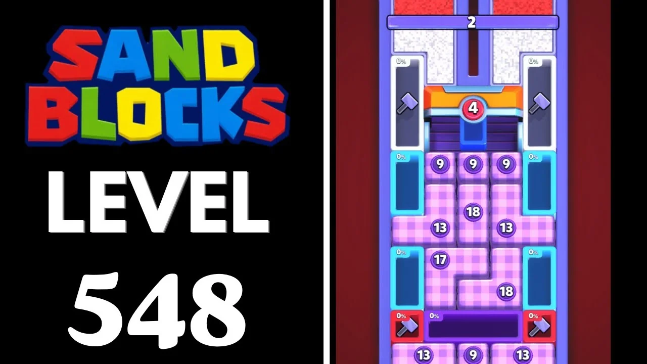Sand Blocks Level 548 board