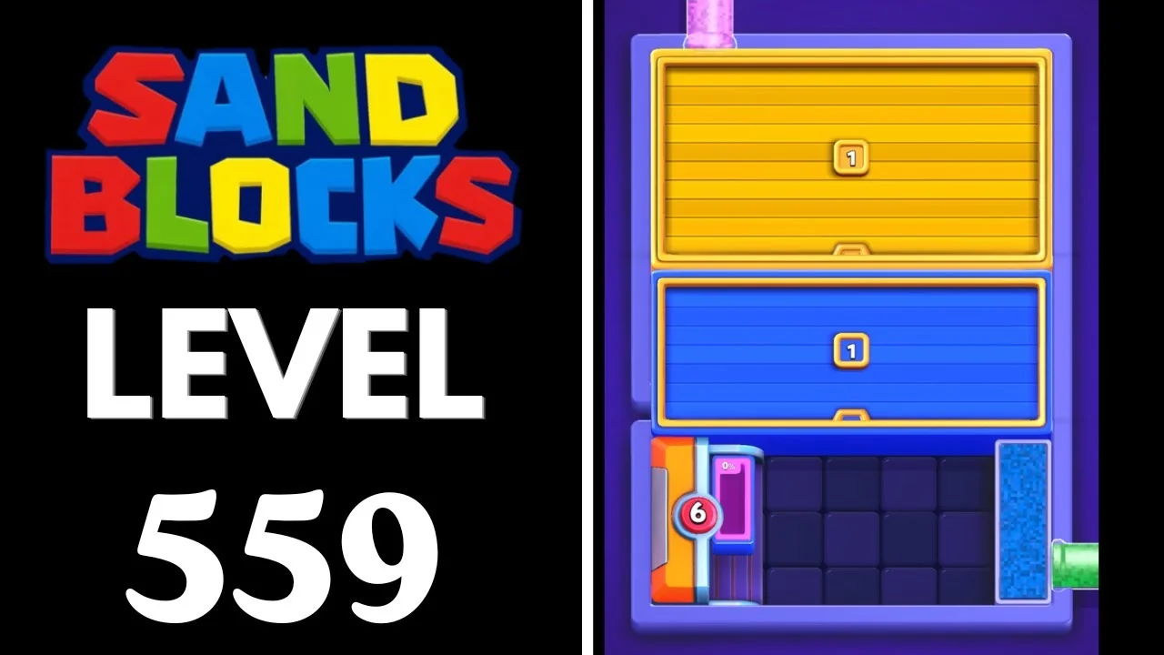 Sand Blocks Level 559 board
