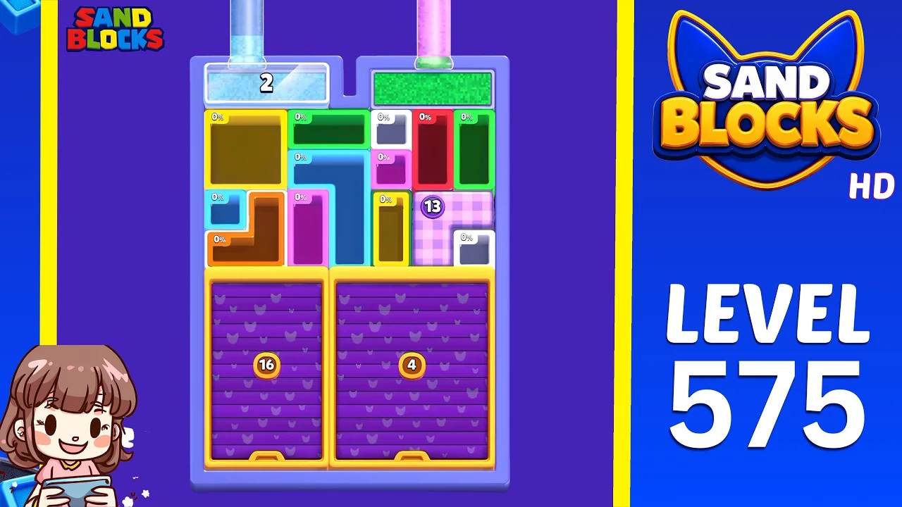 Sand Blocks Level 575 board