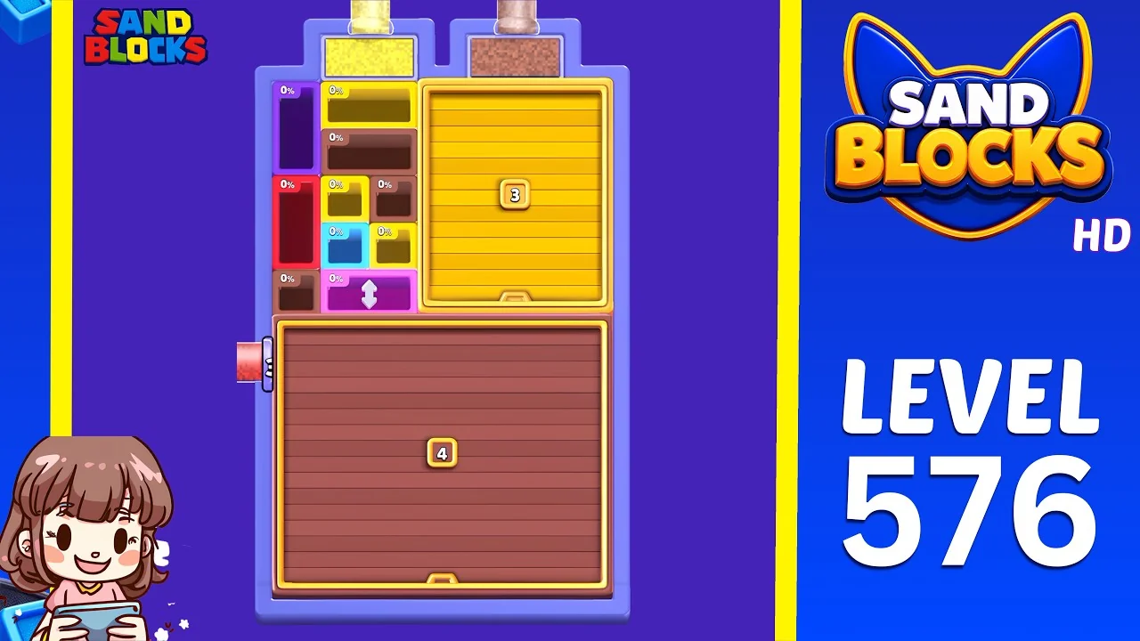 Sand Blocks Level 576 board