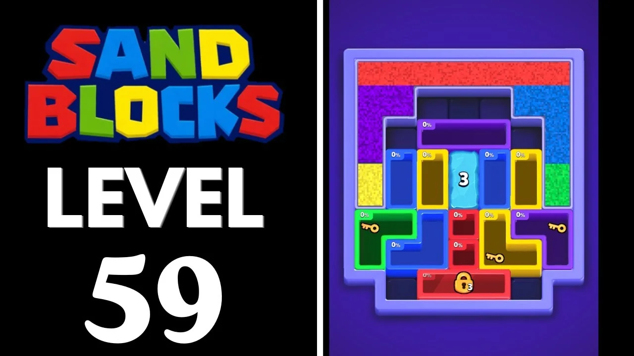 Sand Blocks Level 59 board layout