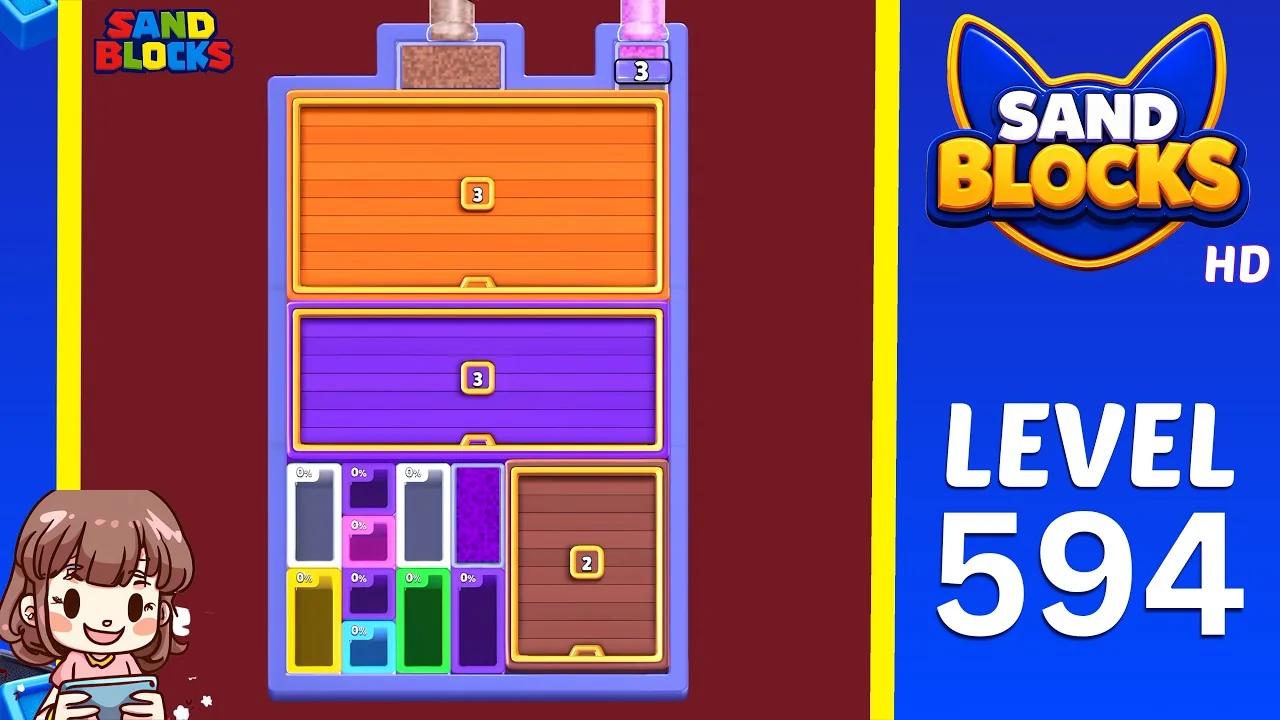 Sand Blocks Level 594 board