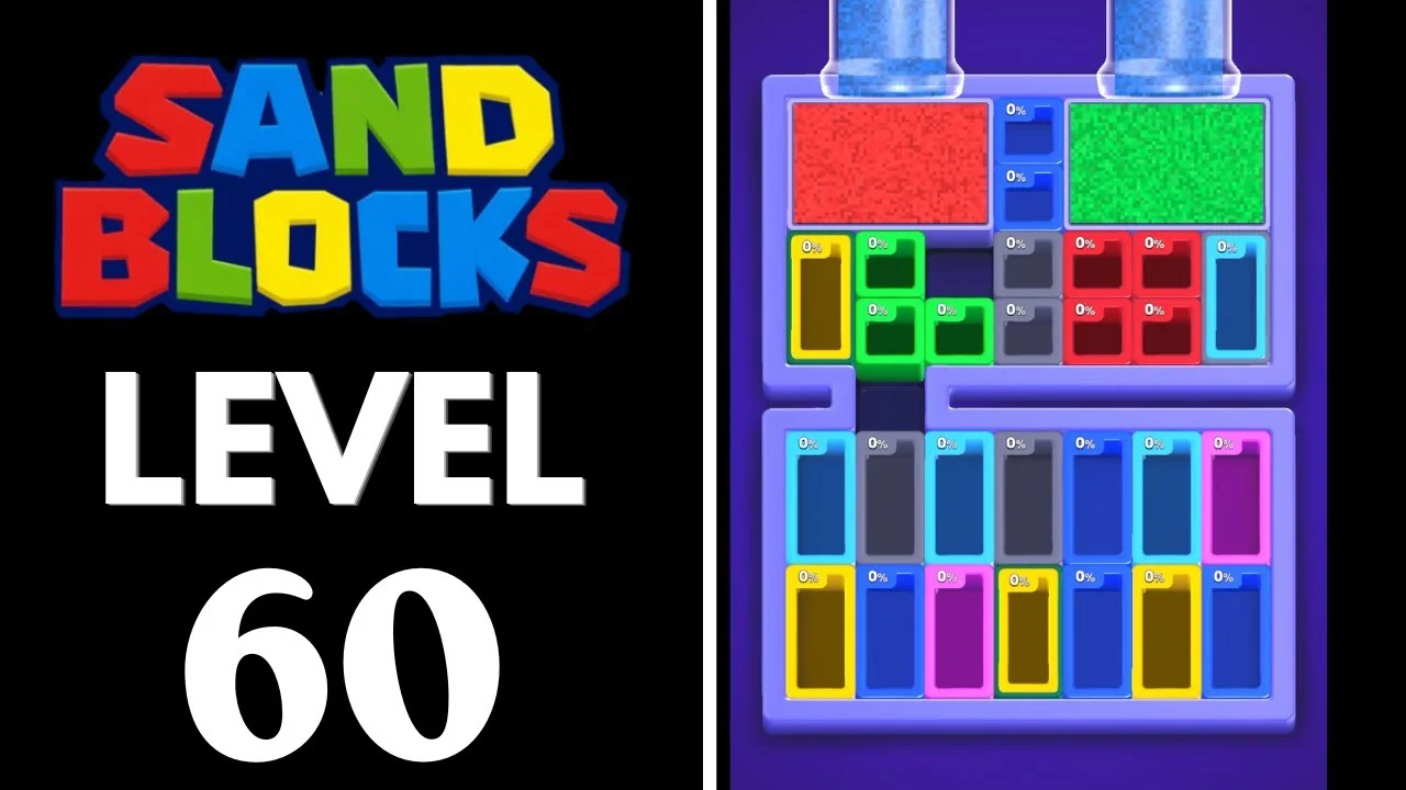 Sand Blocks Level 60 board layout