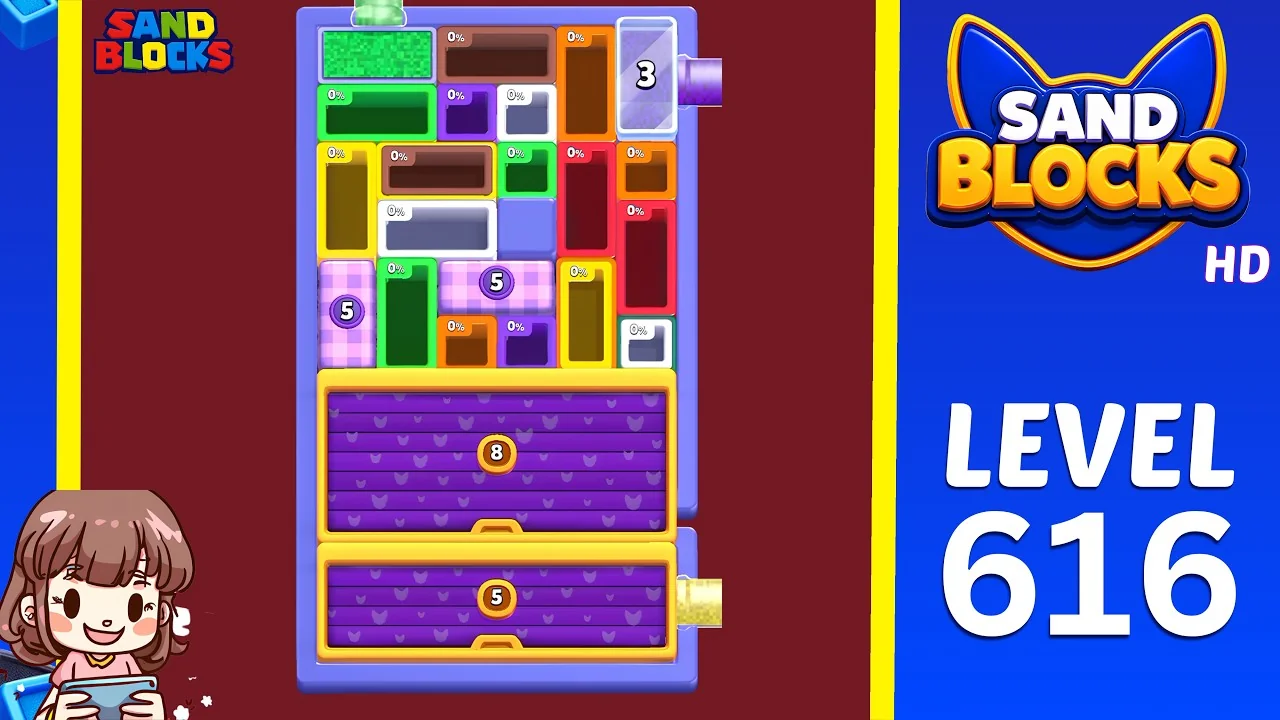 Sand Blocks Level 616 board