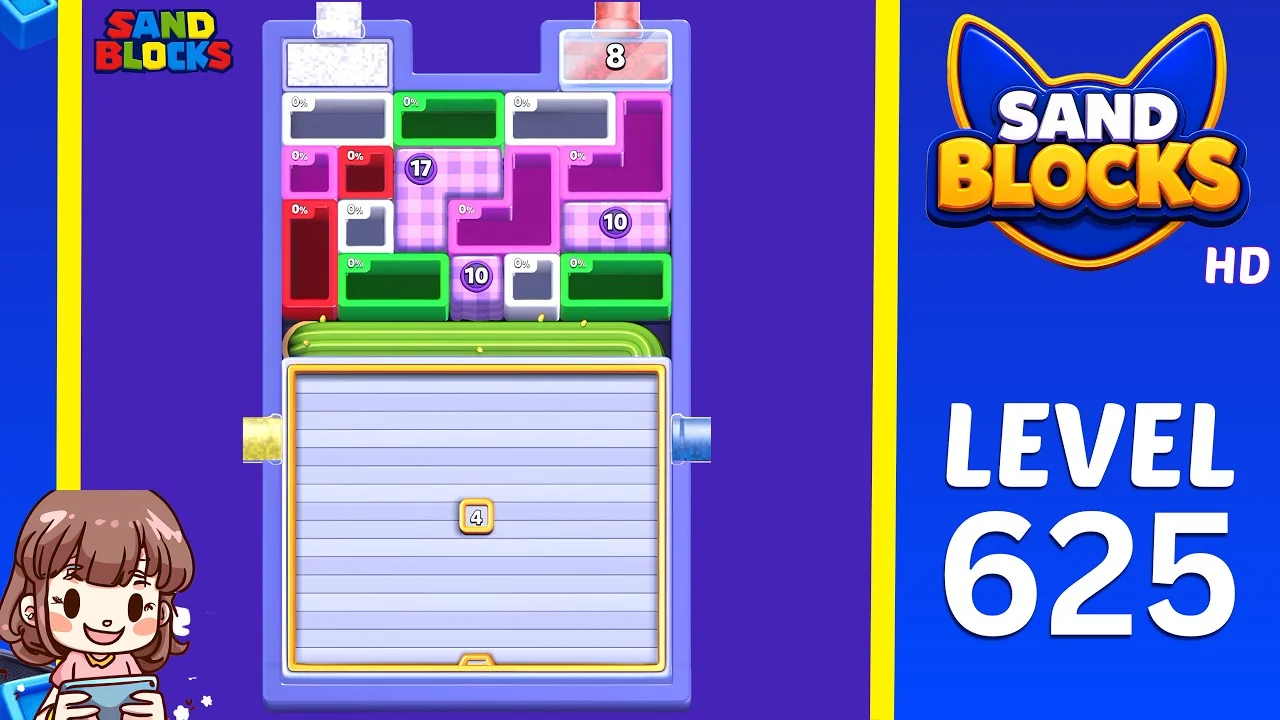 Sand Blocks Level 625 board