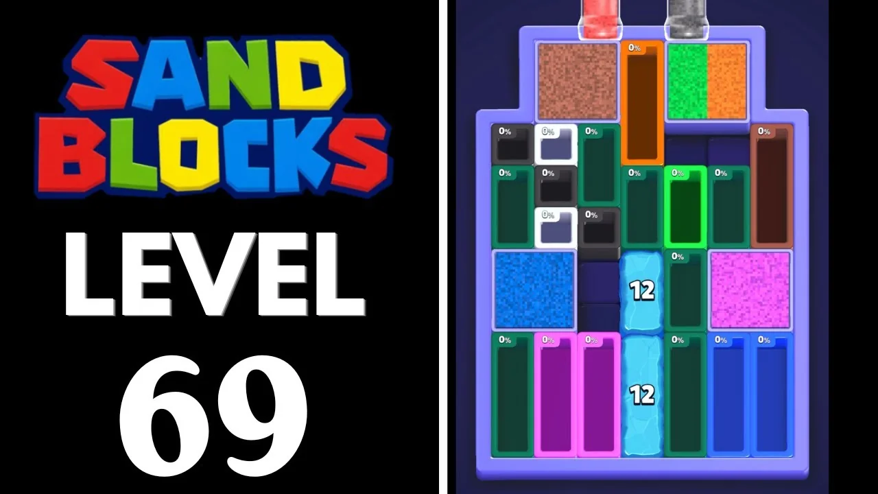 Sand Blocks Level 69 board layout