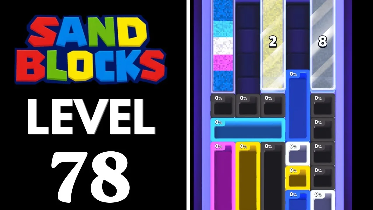 Sand Blocks Level 78 board layout