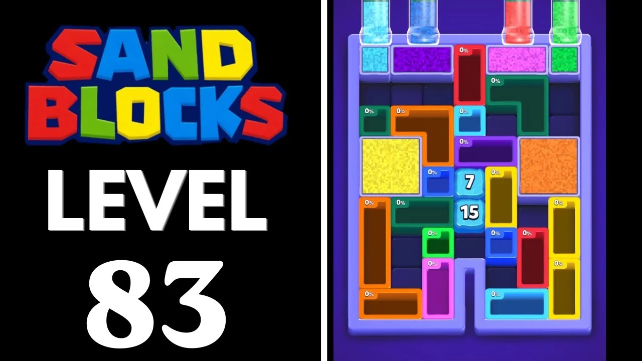 Sand Blocks Level 83 board layout