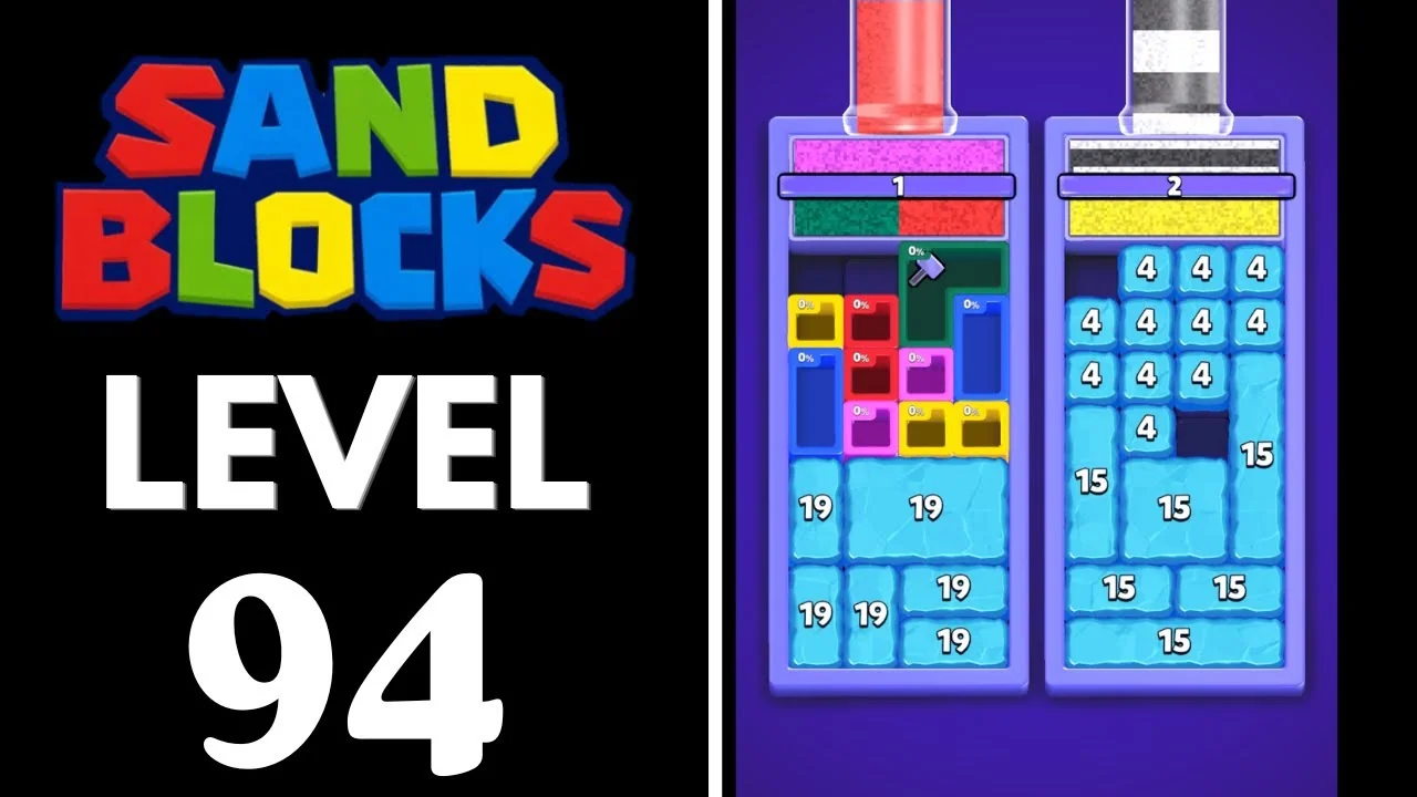 Sand Blocks Level 94 board layout
