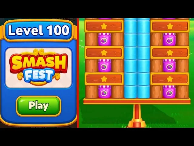 Smash Fest Level 100 board