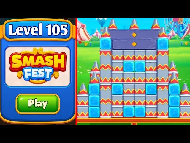 Smash Fest Level 105 board
