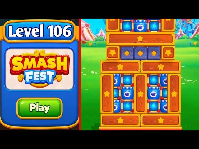 Smash Fest Level 106 board layout