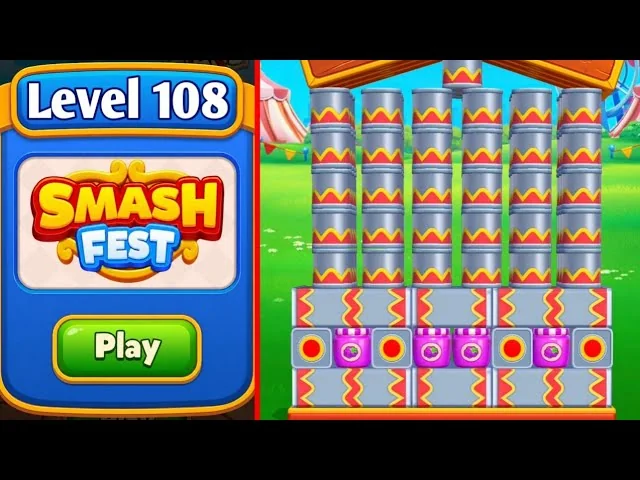 Smash Fest Level 108 board layout