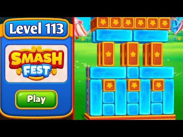 Smash Fest Level 113 board layout