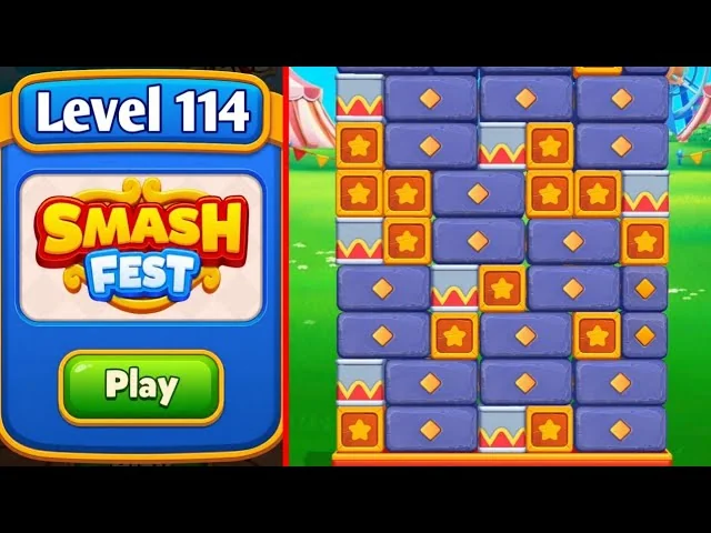 Smash Fest Level 114 board