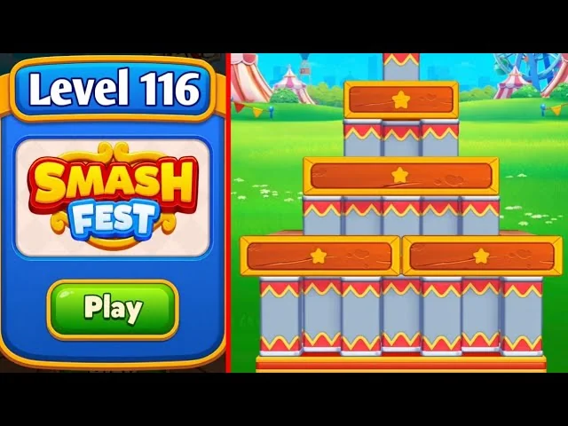 Smash Fest Level 116 board layout